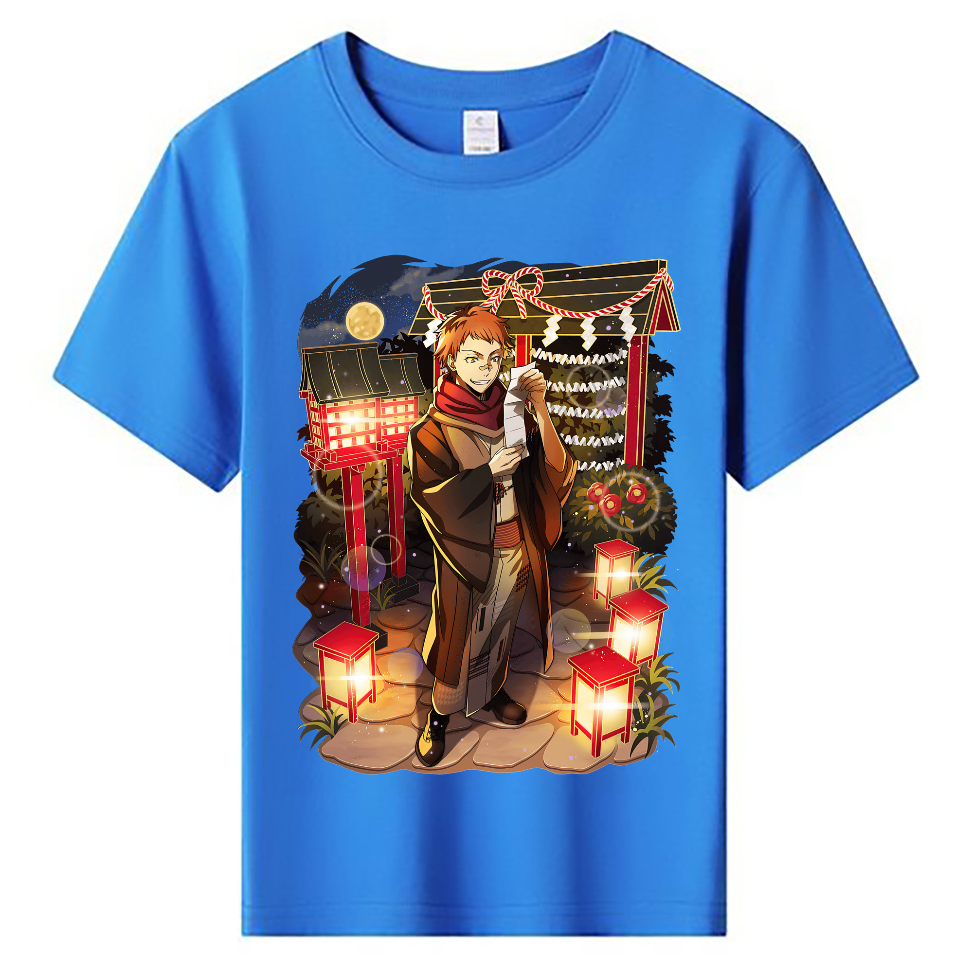 （画像用） 文豪ストレイドッグス Bungo Stray Dogs 綿100％キッズTシャツ（フロントプリント）